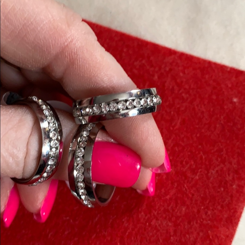 NWT Wedding Ring 9.5 stainless steel women